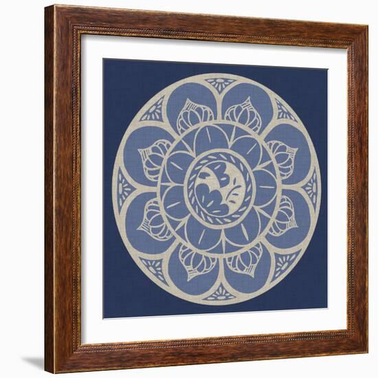 Indigo Earthenware I-Chariklia Zarris-Framed Art Print