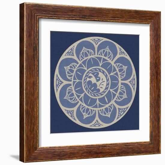 Indigo Earthenware I-Chariklia Zarris-Framed Art Print