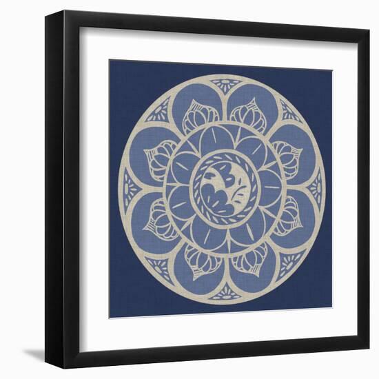 Indigo Earthenware I-Chariklia Zarris-Framed Art Print