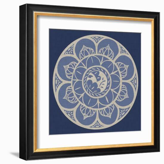 Indigo Earthenware I-Chariklia Zarris-Framed Art Print