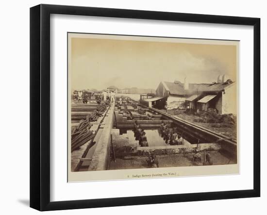 Indigo factory , 1877-Oscar Jean Baptiste Mallitte-Framed Giclee Print