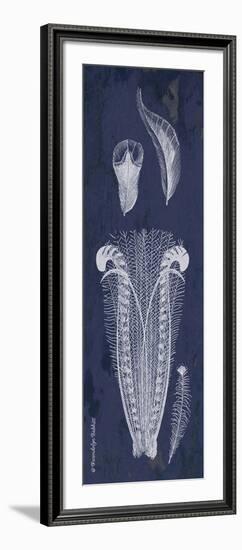 Indigo Feathers I-Gwendolyn Babbitt-Framed Art Print