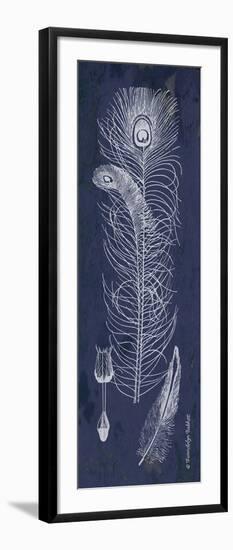 Indigo Feathers II-Gwendolyn Babbitt-Framed Art Print