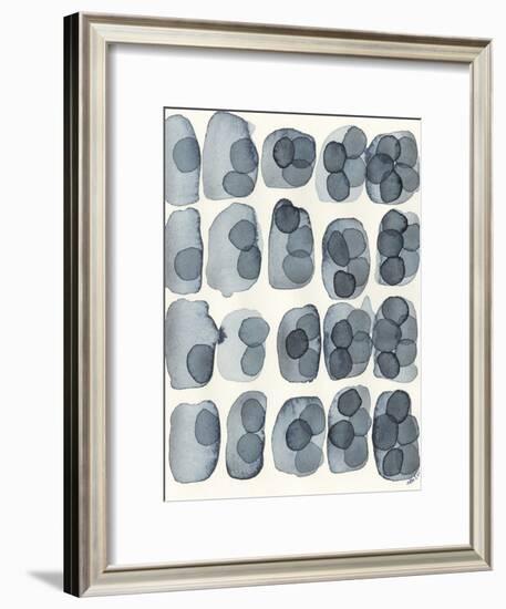 Indigo Five-Nikki Galapon-Framed Art Print