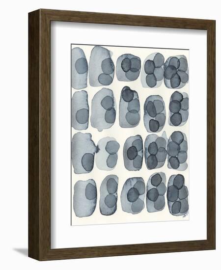 Indigo Five-Nikki Galapon-Framed Art Print