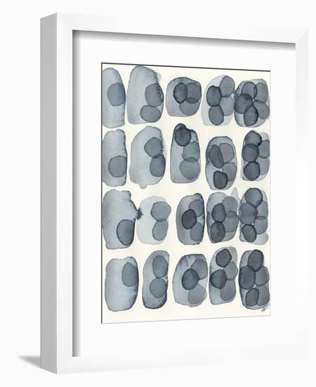 Indigo Five-Nikki Galapon-Framed Art Print