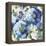 Indigo Floral Gallery-Hugo Wild-Framed Stretched Canvas