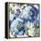 Indigo Floral Gallery-Hugo Wild-Framed Stretched Canvas