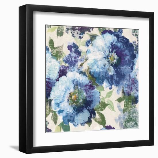 Indigo Floral Gallery-Hugo Wild-Framed Art Print