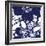 Indigo Floral Katagami I-Vision Studio-Framed Art Print