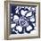 Indigo Floral Katagami II-Vision Studio-Framed Art Print