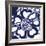 Indigo Floral Katagami II-Vision Studio-Framed Art Print