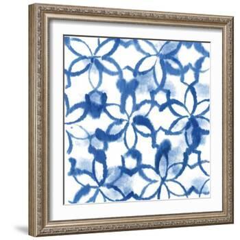 Indigo Floral-Aimee Wilson-Framed Art Print