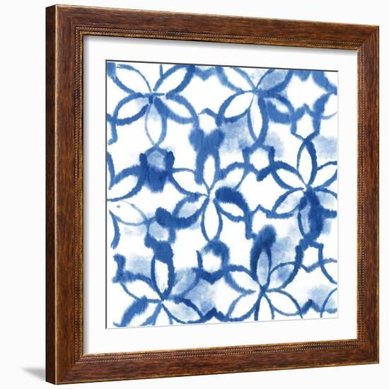 Indigo Floral-Aimee Wilson-Framed Art Print