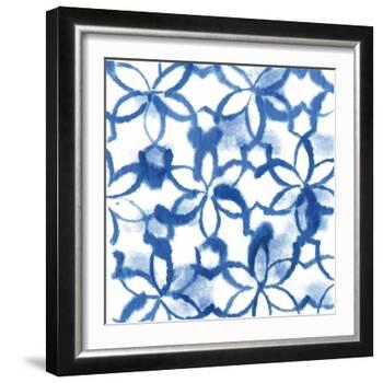 Indigo Floral-Aimee Wilson-Framed Art Print