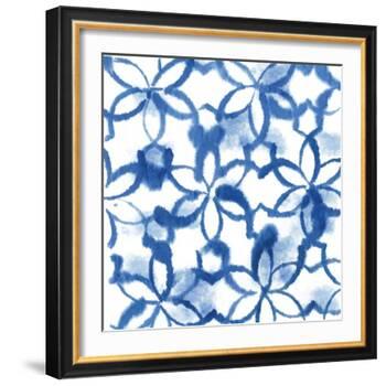 Indigo Floral-Aimee Wilson-Framed Art Print