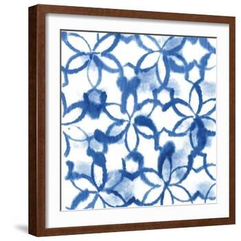 Indigo Floral-Aimee Wilson-Framed Art Print