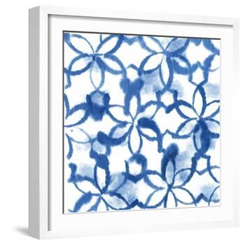 Indigo Floral-Aimee Wilson-Framed Art Print