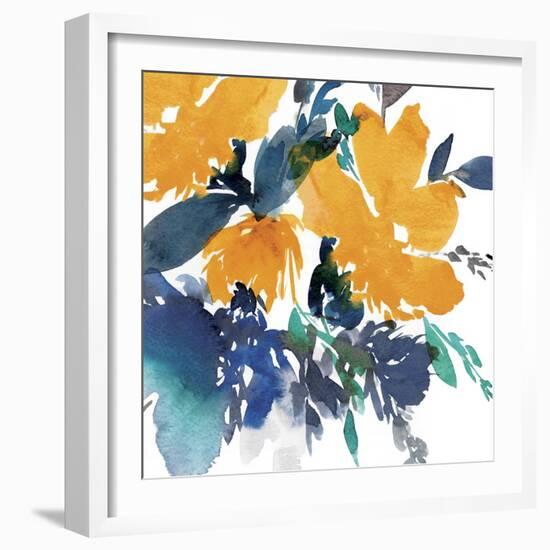 Indigo Flower I-Isabelle Z-Framed Art Print