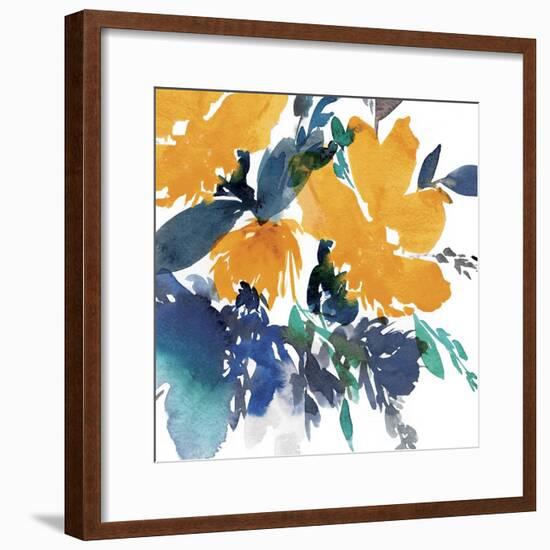 Indigo Flower I-Isabelle Z-Framed Art Print