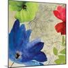 Indigo Flower I-Sloane Addison  -Mounted Art Print