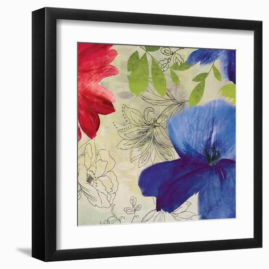 Indigo Flower II-Sloane Addison  -Framed Art Print