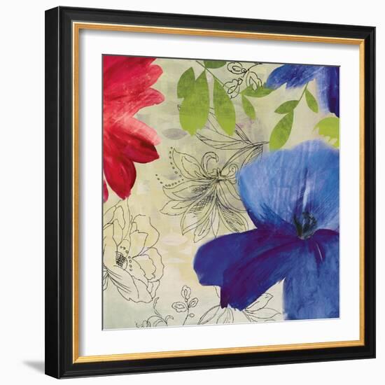 Indigo Flower II-Sloane Addison  -Framed Art Print