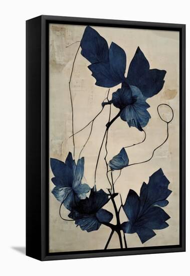 Indigo Flower-Treechild-Framed Premier Image Canvas