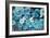 Indigo Flowers-Silvia Vassileva-Framed Art Print