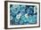 Indigo Flowers-Silvia Vassileva-Framed Premium Giclee Print