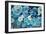 Indigo Flowers-Silvia Vassileva-Framed Premium Giclee Print