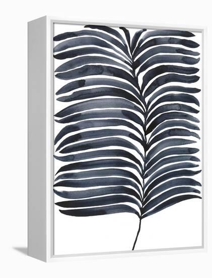 Indigo Fronds I-Regina Moore-Framed Stretched Canvas