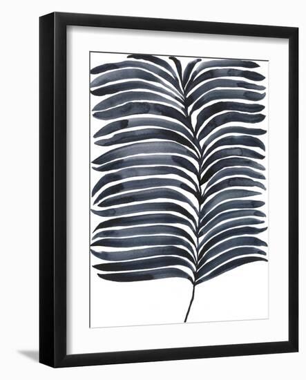 Indigo Fronds I-Regina Moore-Framed Art Print