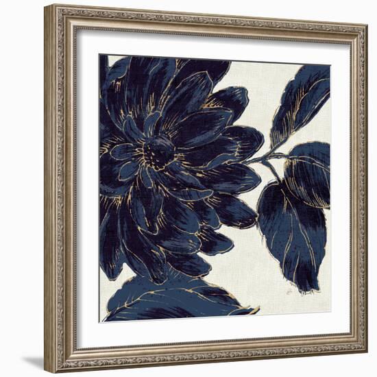 Indigo Garden I-Daphne Brissonnet-Framed Premium Giclee Print