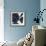 Indigo Garden I-Daphne Brissonnet-Framed Premium Giclee Print displayed on a wall