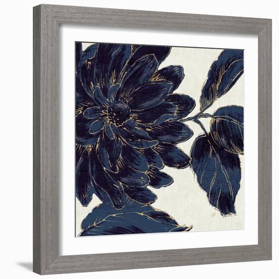 Indigo Garden I-Daphne Brissonnet-Framed Premium Giclee Print