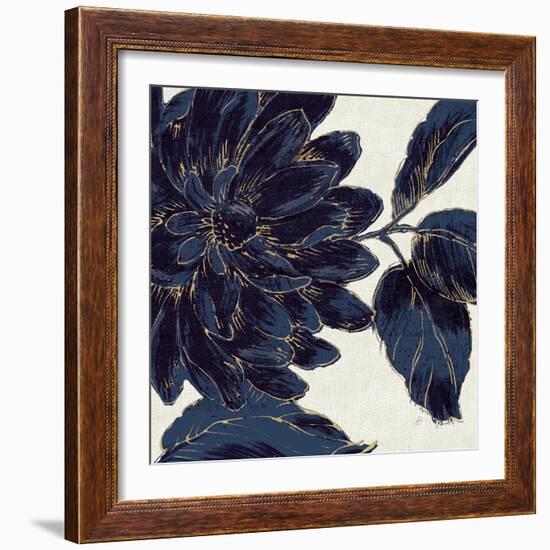 Indigo Garden I-Daphne Brissonnet-Framed Premium Giclee Print