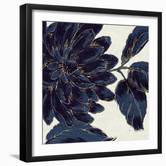 Indigo Garden I-Daphne Brissonnet-Framed Premium Giclee Print