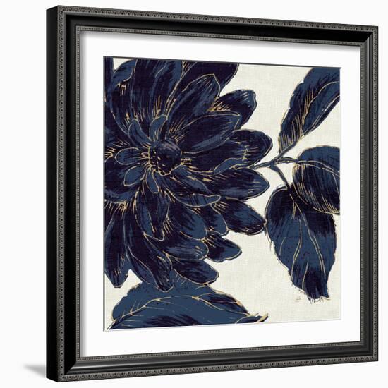 Indigo Garden I-Daphne Brissonnet-Framed Premium Giclee Print