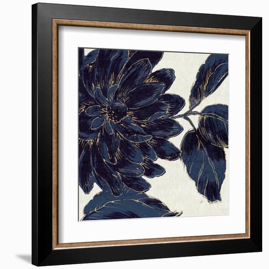 Indigo Garden I-Daphne Brissonnet-Framed Art Print