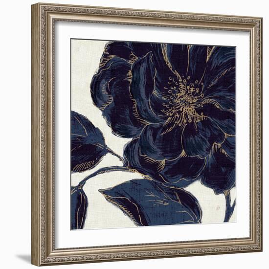 Indigo Garden II-Daphne Brissonnet-Framed Premium Giclee Print