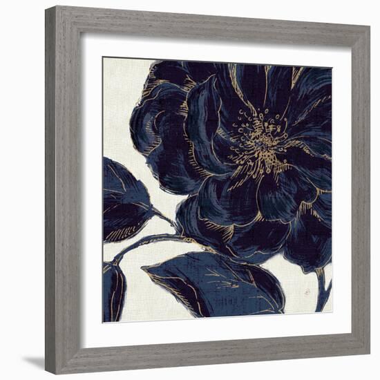 Indigo Garden II-Daphne Brissonnet-Framed Premium Giclee Print