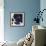 Indigo Garden II-Daphne Brissonnet-Framed Premium Giclee Print displayed on a wall