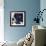 Indigo Garden II-Daphne Brissonnet-Framed Premium Giclee Print displayed on a wall