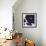 Indigo Garden II-Daphne Brissonnet-Framed Premium Giclee Print displayed on a wall