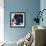 Indigo Garden II-Daphne Brissonnet-Framed Premium Giclee Print displayed on a wall