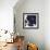 Indigo Garden II-Daphne Brissonnet-Framed Premium Giclee Print displayed on a wall