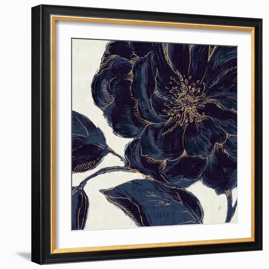 Indigo Garden II-Daphne Brissonnet-Framed Premium Giclee Print