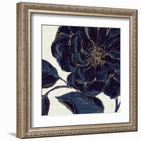 Indigo Garden II-Daphne Brissonnet-Framed Art Print