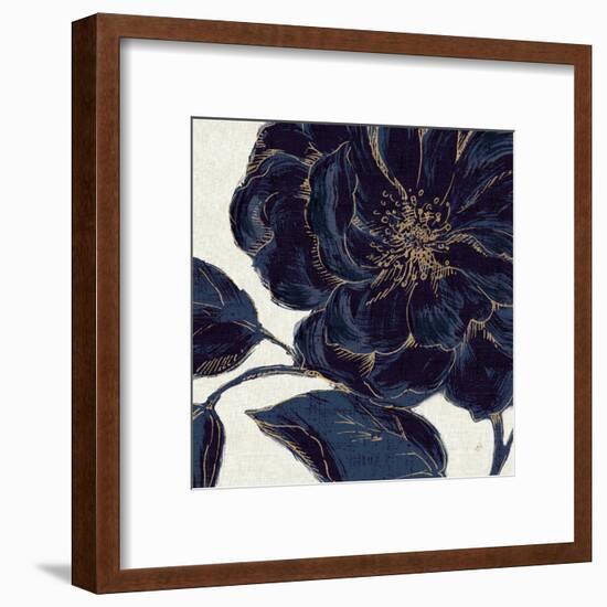 Indigo Garden II-Daphne Brissonnet-Framed Art Print